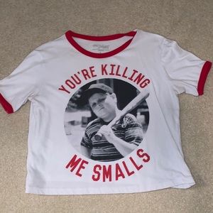 “You’re Killing Me Smalls” cropped shirt
